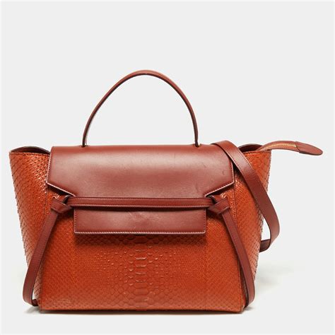 celine micro belt bag brown